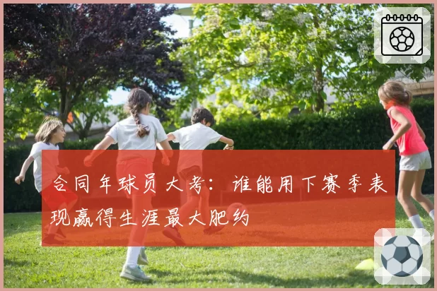 合同年球员大考:谁能用下赛季表现赢得生涯最大肥约
